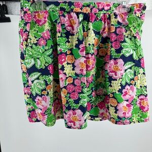 Lilly Pulitzer Floral Mini Skirts with Pockets